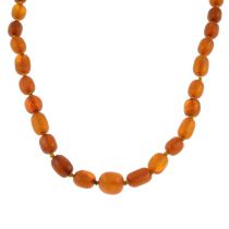 Amber & copal necklace