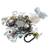 Selection of costume jewellery