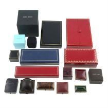 Large quantity of jewellery boxes