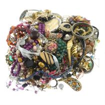 Selection of costume jewellery