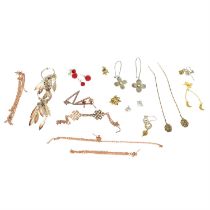 Selection of earrings