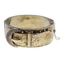 Victorian silver bangle