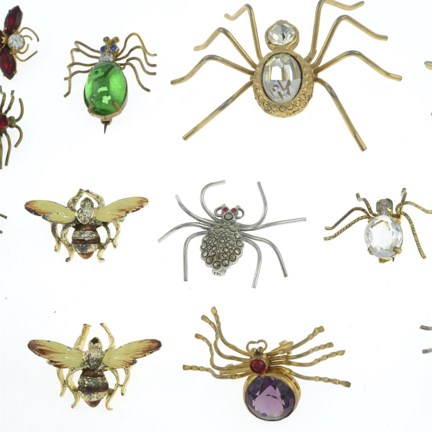 Selection of insect brooches - Image 2 of 2