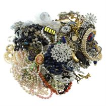 Selection of costume jewellery