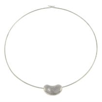Silver 'Bean' necklace, by Elsa Peretti for Tiffany & Co.