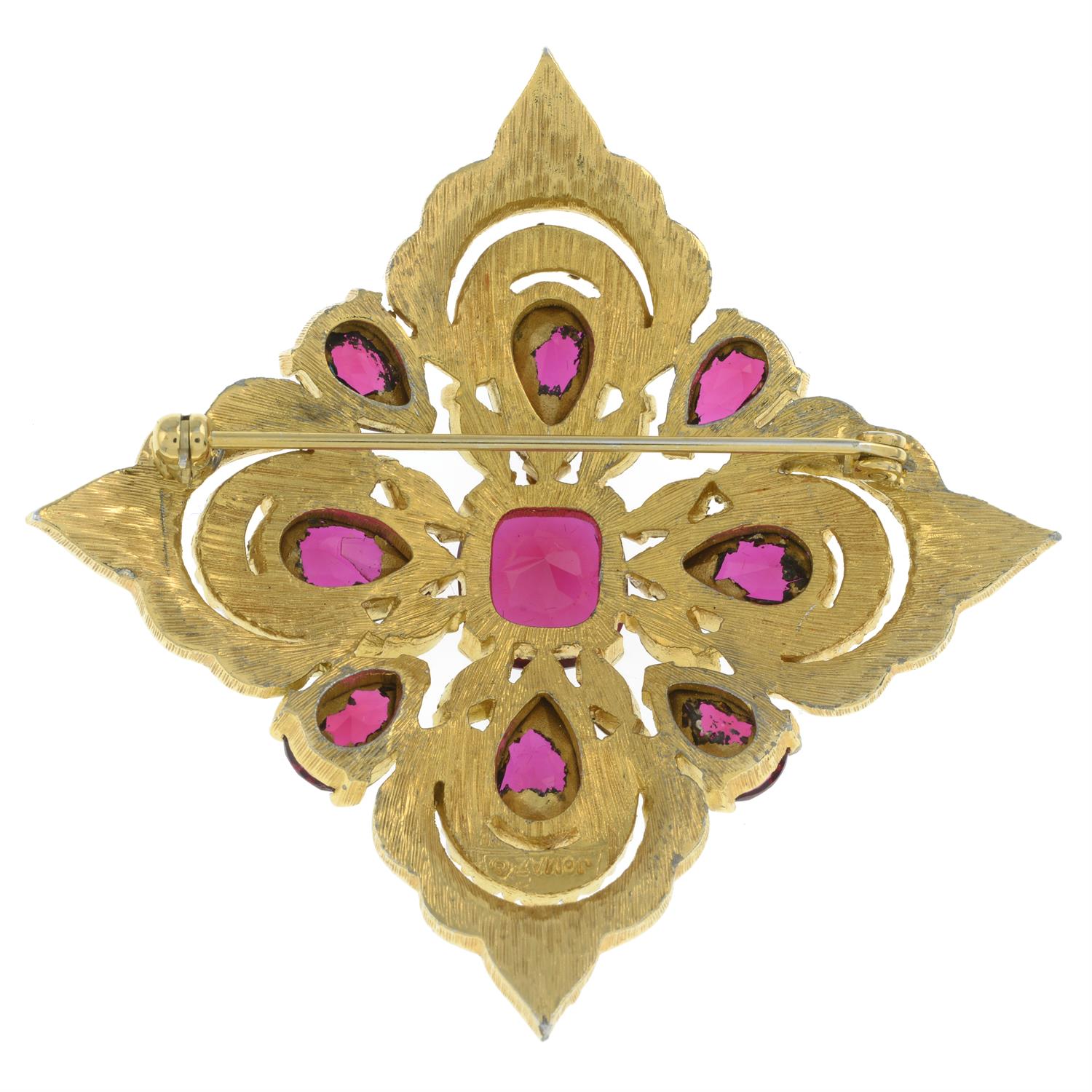 Paste brooch - Image 2 of 2