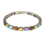 Gem-set bracelet