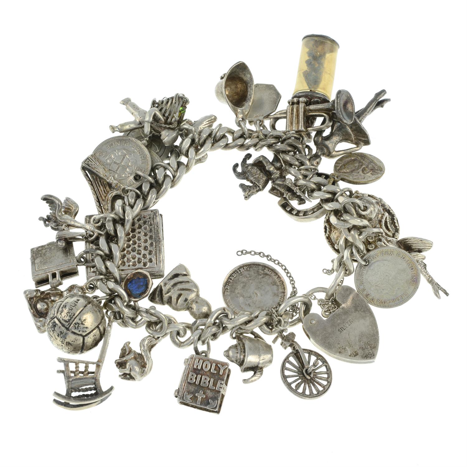 Mid 20th century charm bracelet - Image 2 of 2