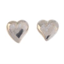 Heart earrings, by Georg Jensen