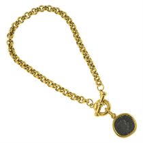Coin pendant, with chain