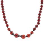 Bakelites single-strand necklace