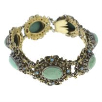 19th century Austro-Hungarian paste bracelet