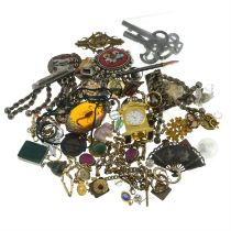 Selection of costume jewellery