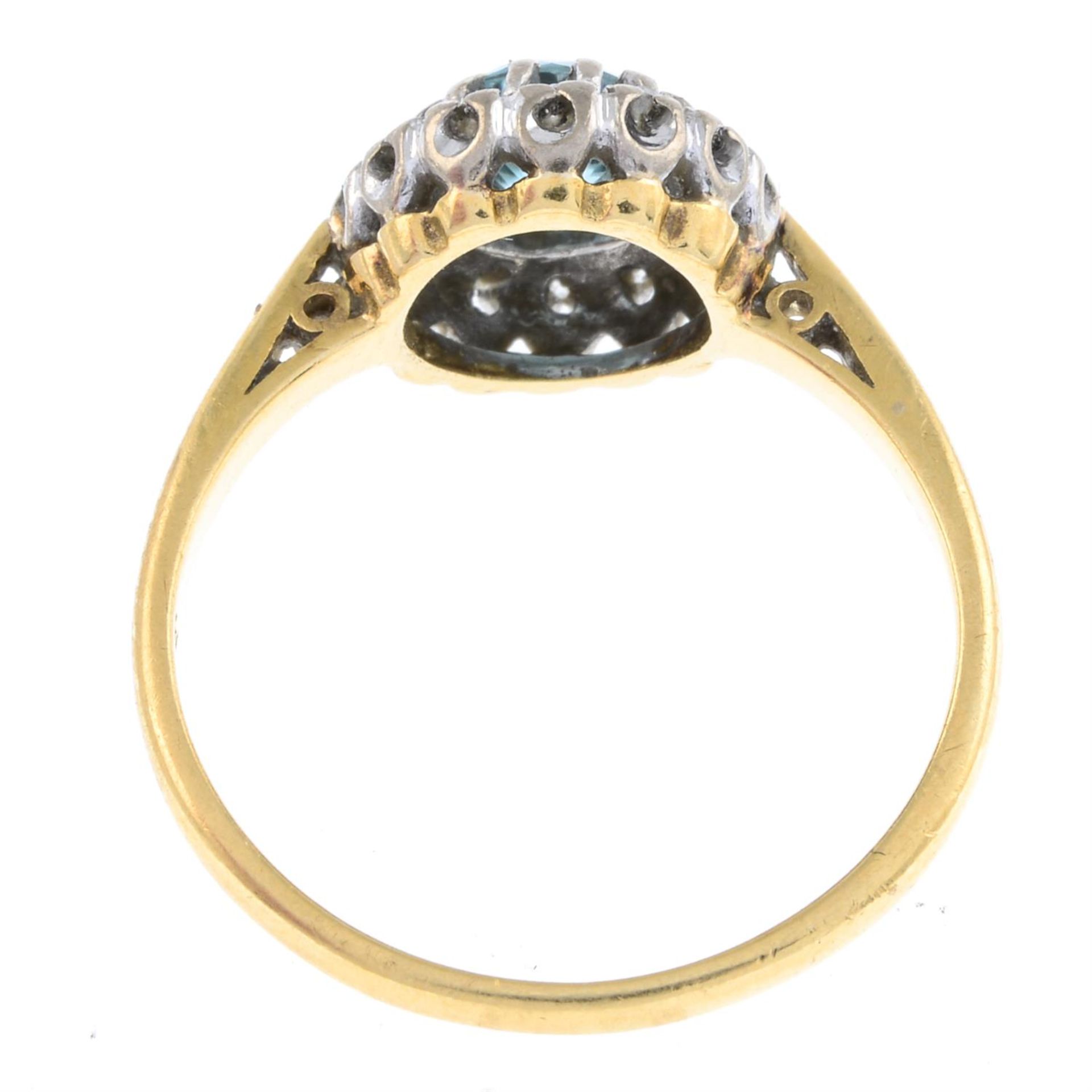 Mid 20th century zircon & diamond ring - Image 2 of 2