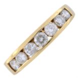 18ct gold diamond eternity ring