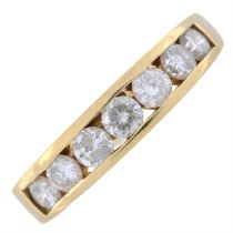 18ct gold diamond eternity ring