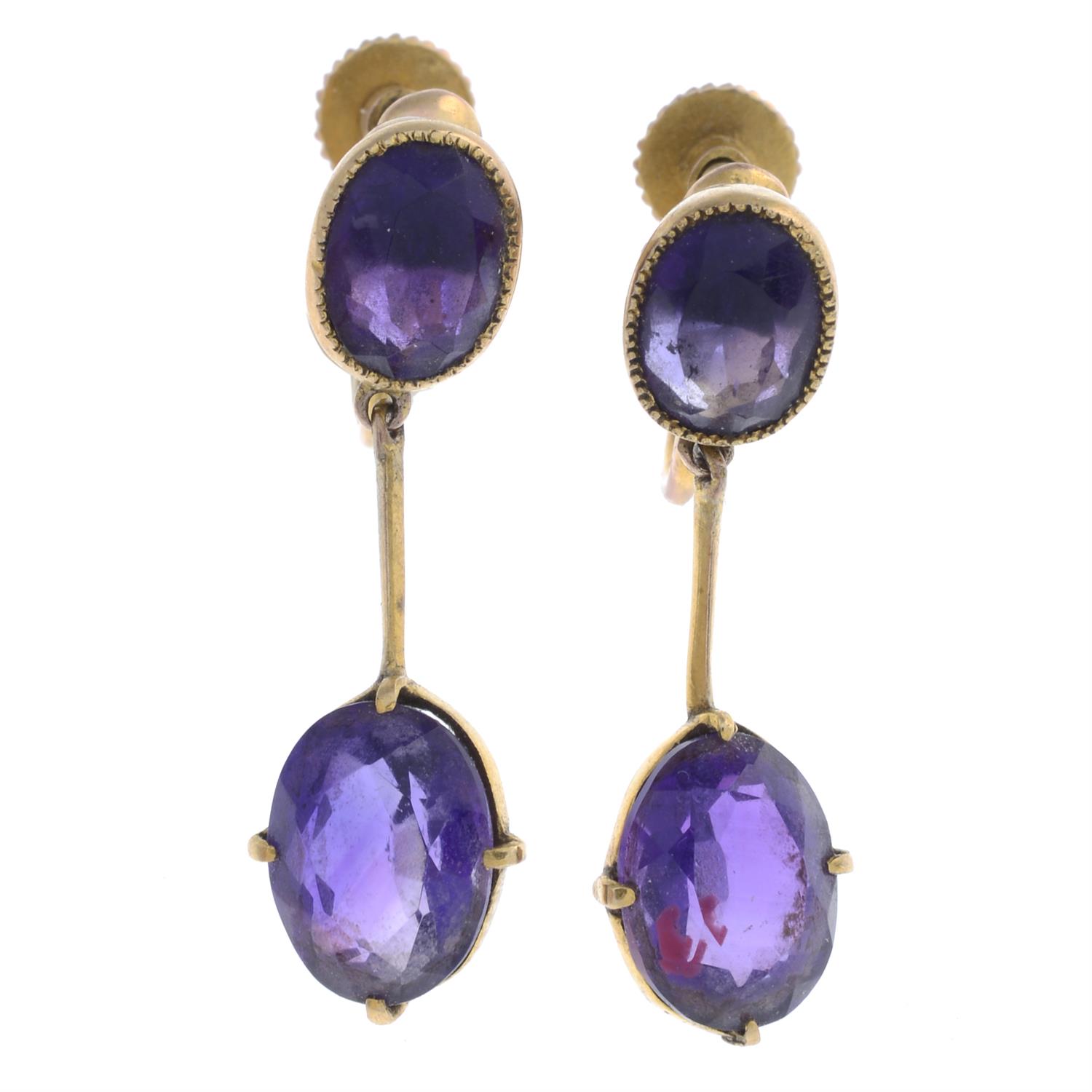 Amethyst earrings