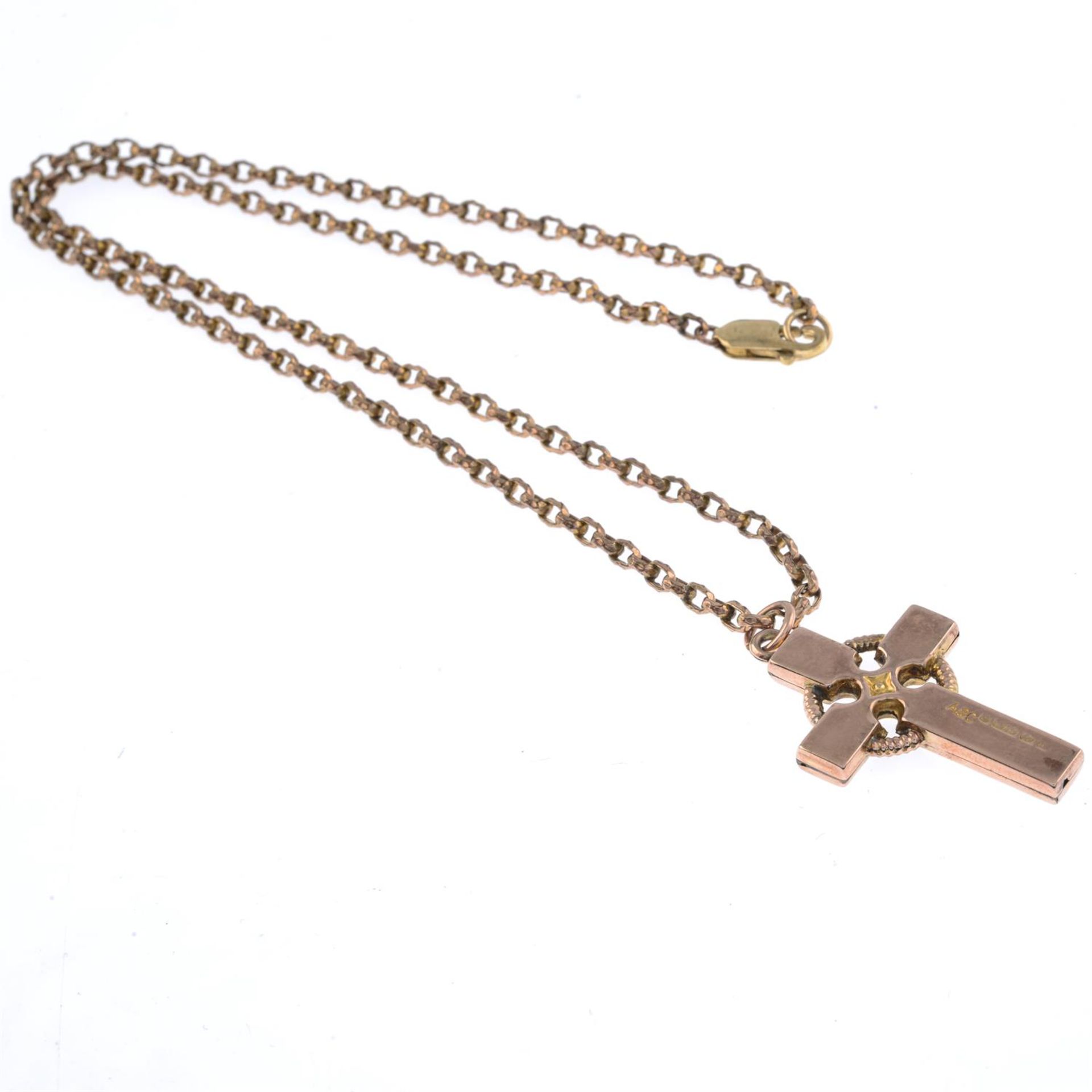 Edwardian pendant & chain - Image 2 of 2
