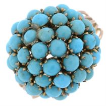 Turquoise dress ring