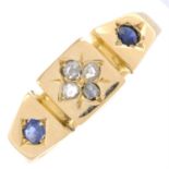Victorian sapphire & diamond ring