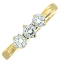 18ct gold diamond ring