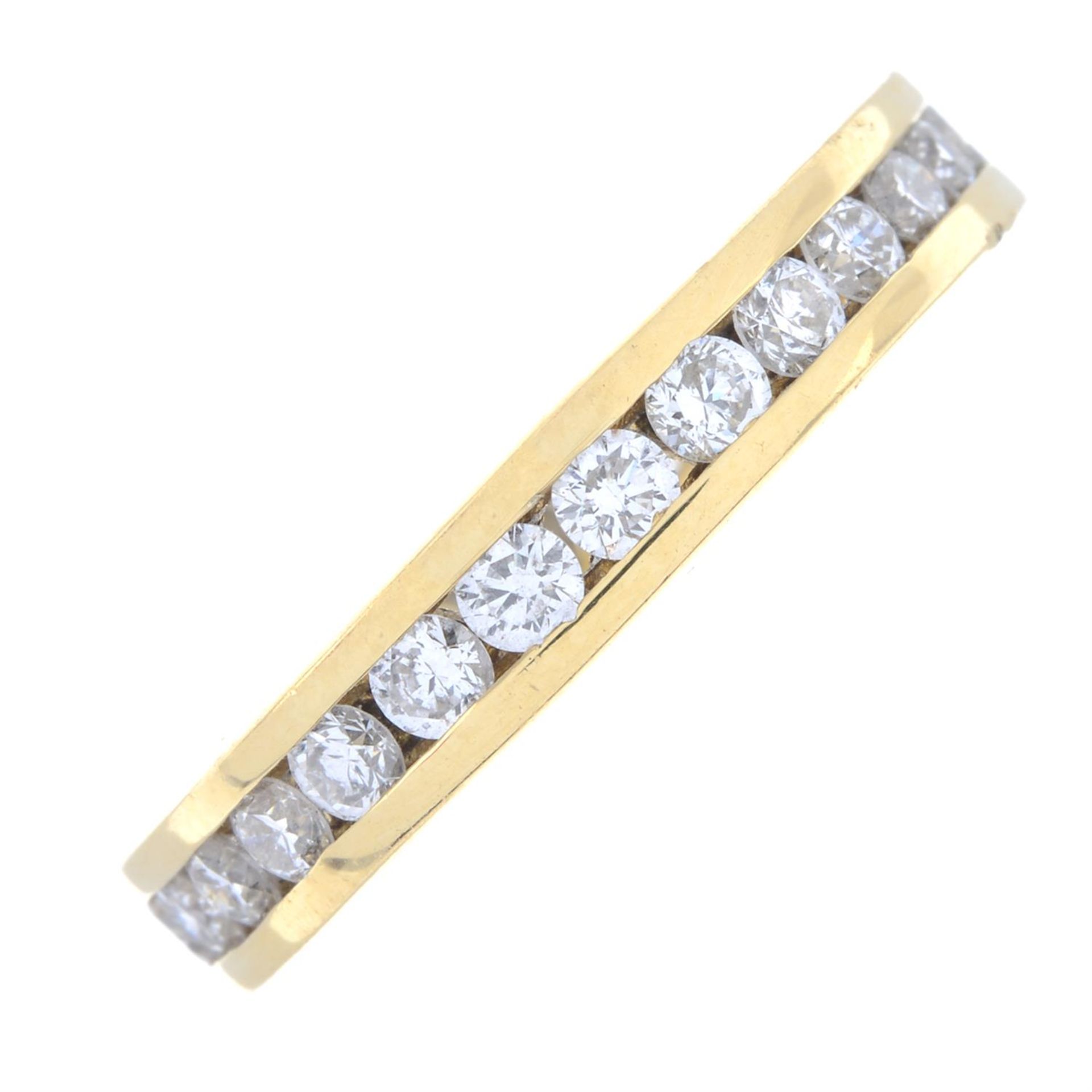 18ct gold diamond full eternity ring - Image 2 of 4