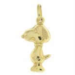 9ct gold 'snoopy' charm