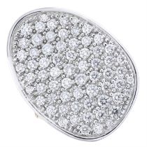 'Lunaria Alta' diamond ring, by Marco Bicego