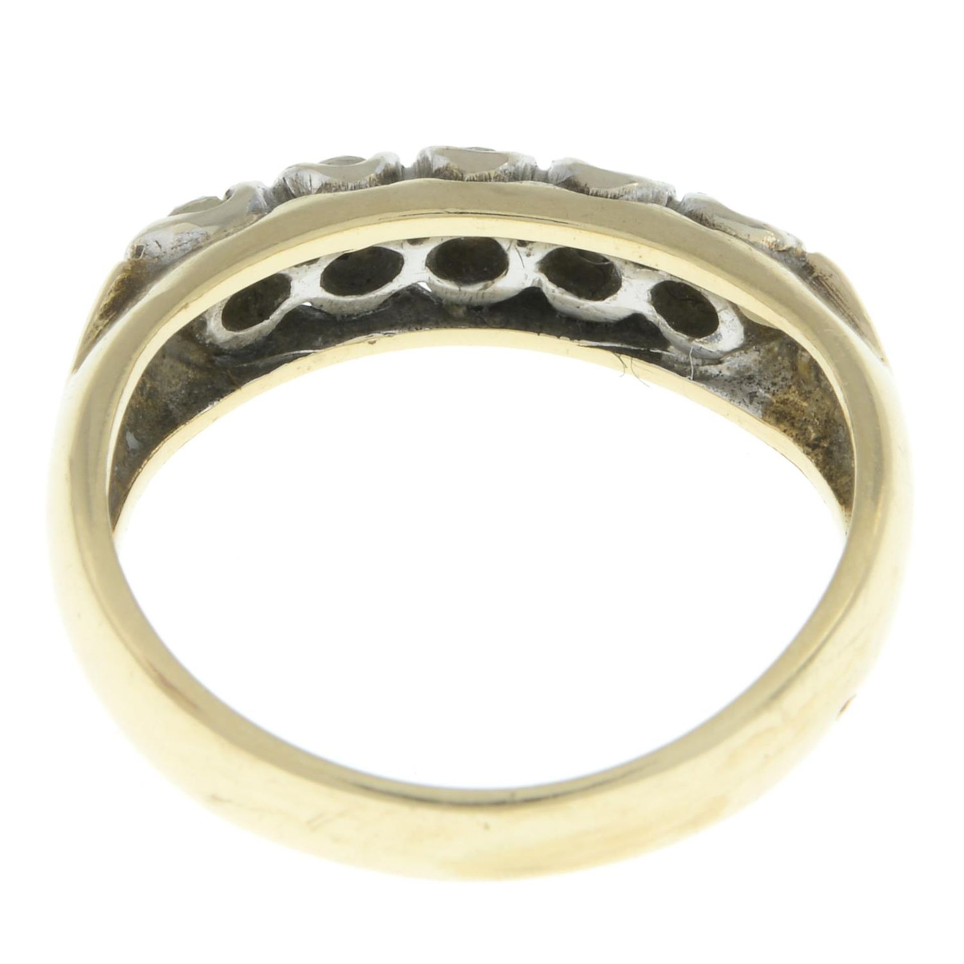 Diamond five-stone ring - Image 2 of 2