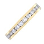 18ct gold diamond full eternity ring