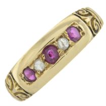 Late Victorian gem ring