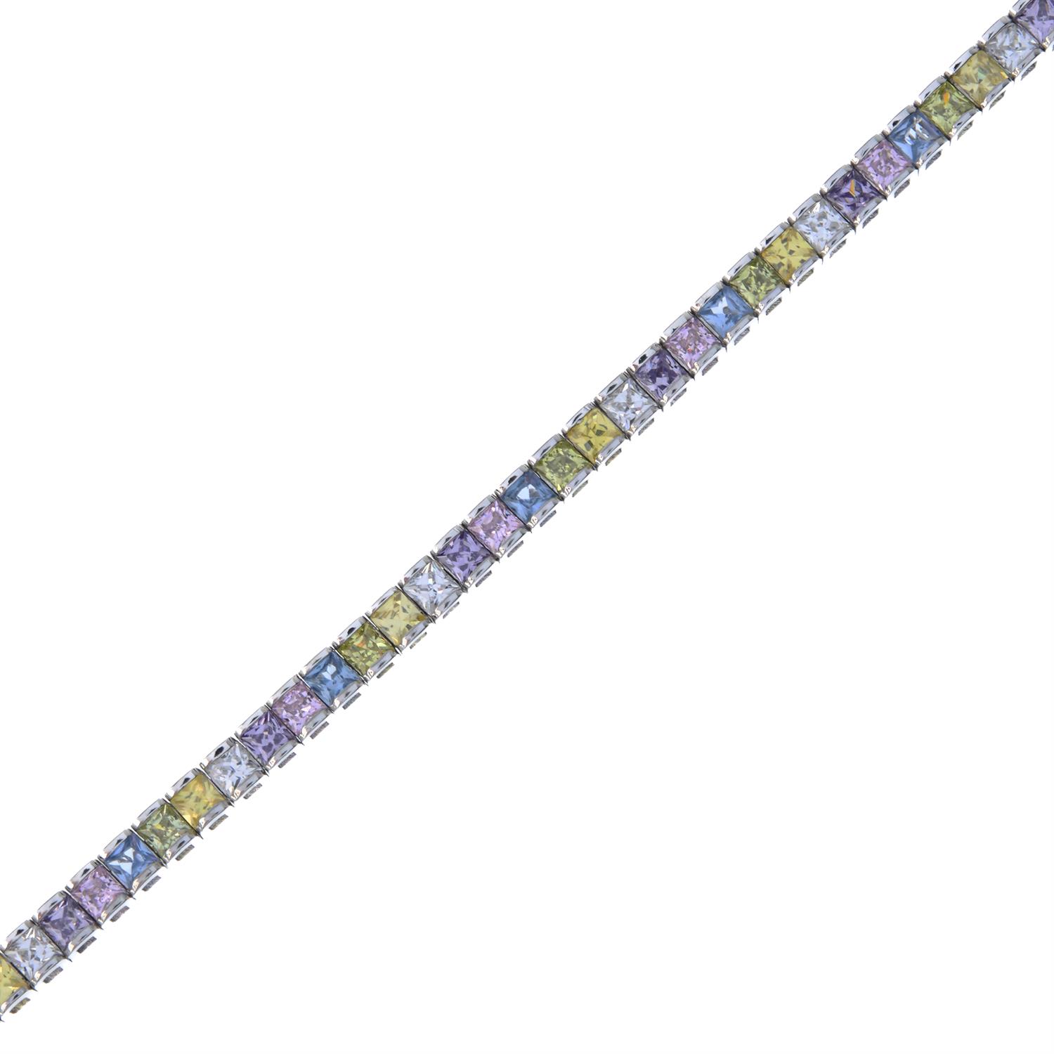Cubic zirconia line bracelet - Bild 2 aus 2