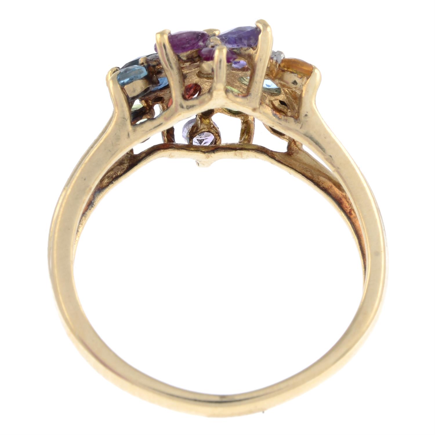 9ct gold gem-set ring - Image 2 of 2