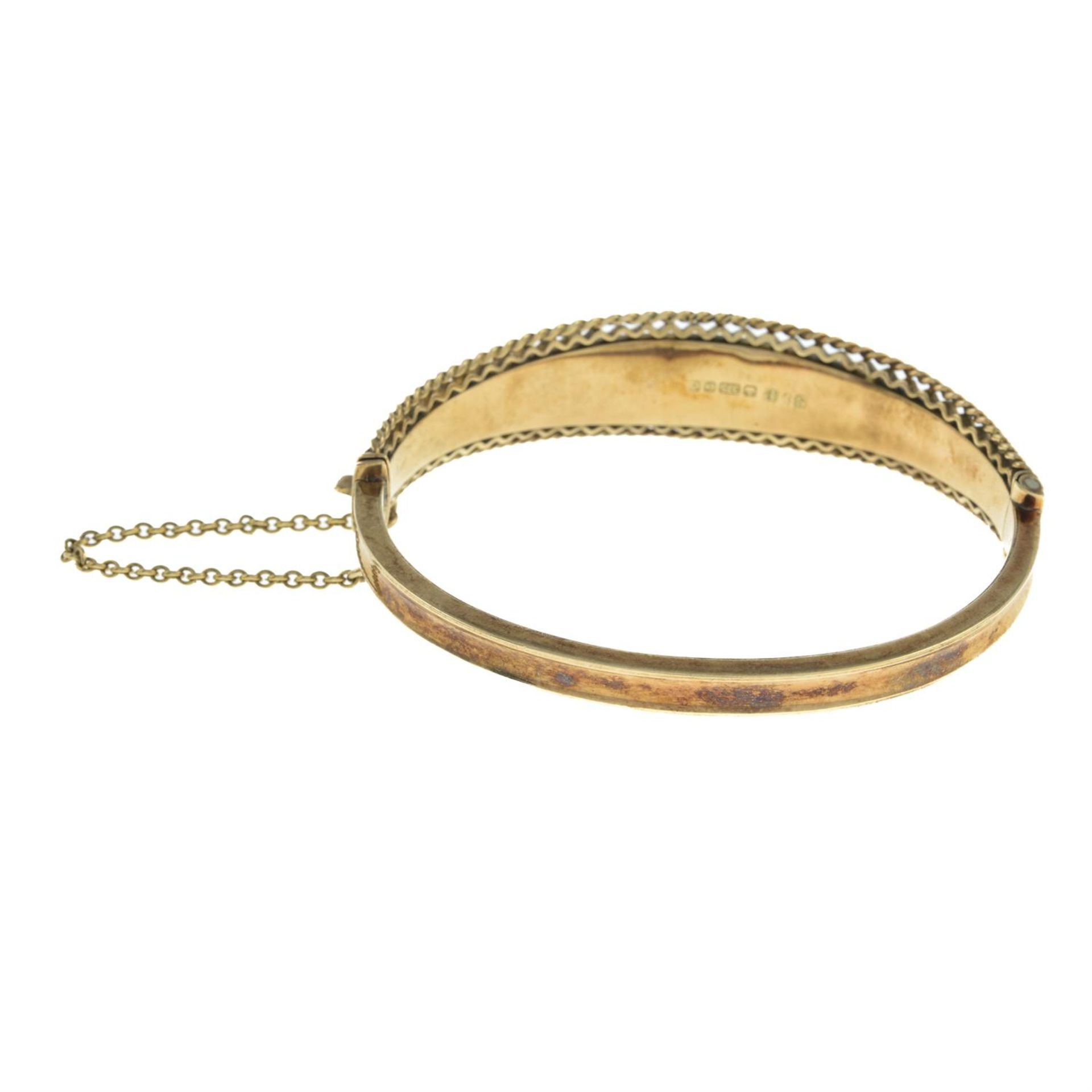 9ct gold bangle, Smith & Pepper - Image 2 of 2