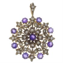 Early 20th century gem pendant
