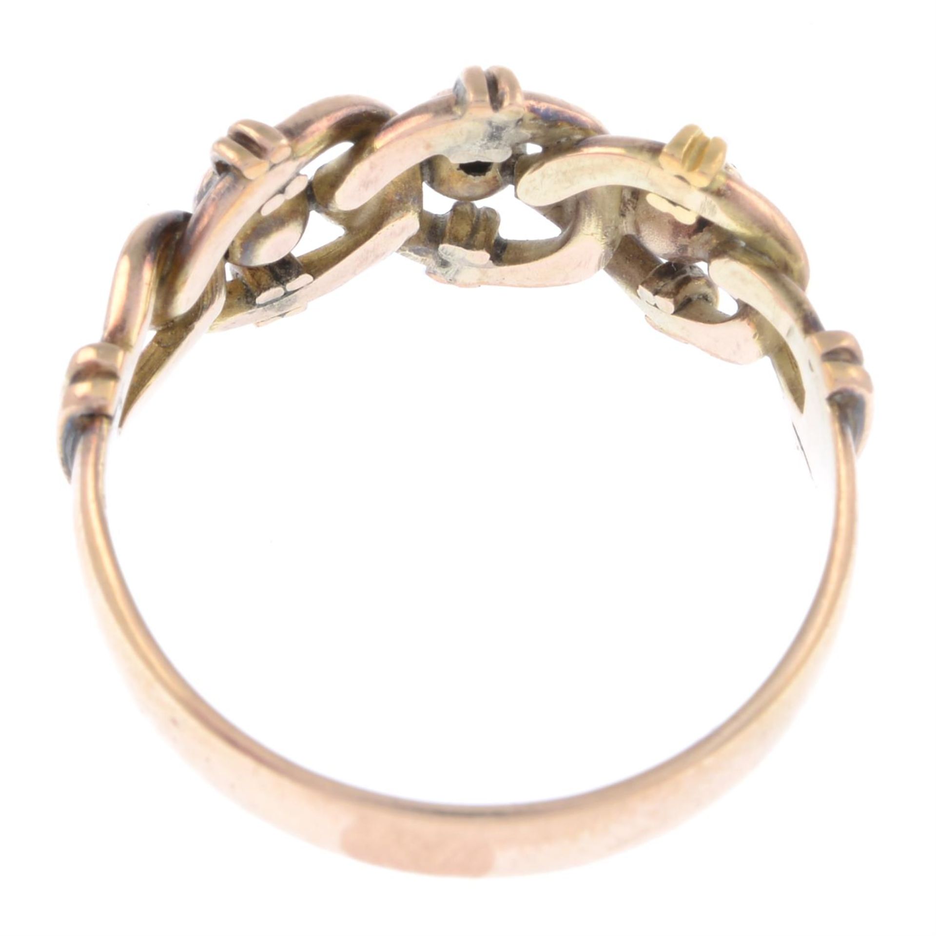Early 20th century 9ct gold ring - Image 2 of 2