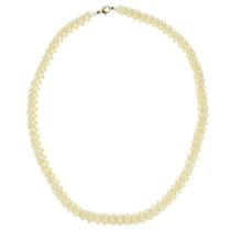 Cultured pearl necklace