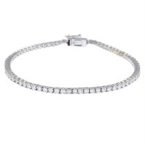 18ct gold diamond bracelet