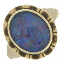 Opal triplet dress ring