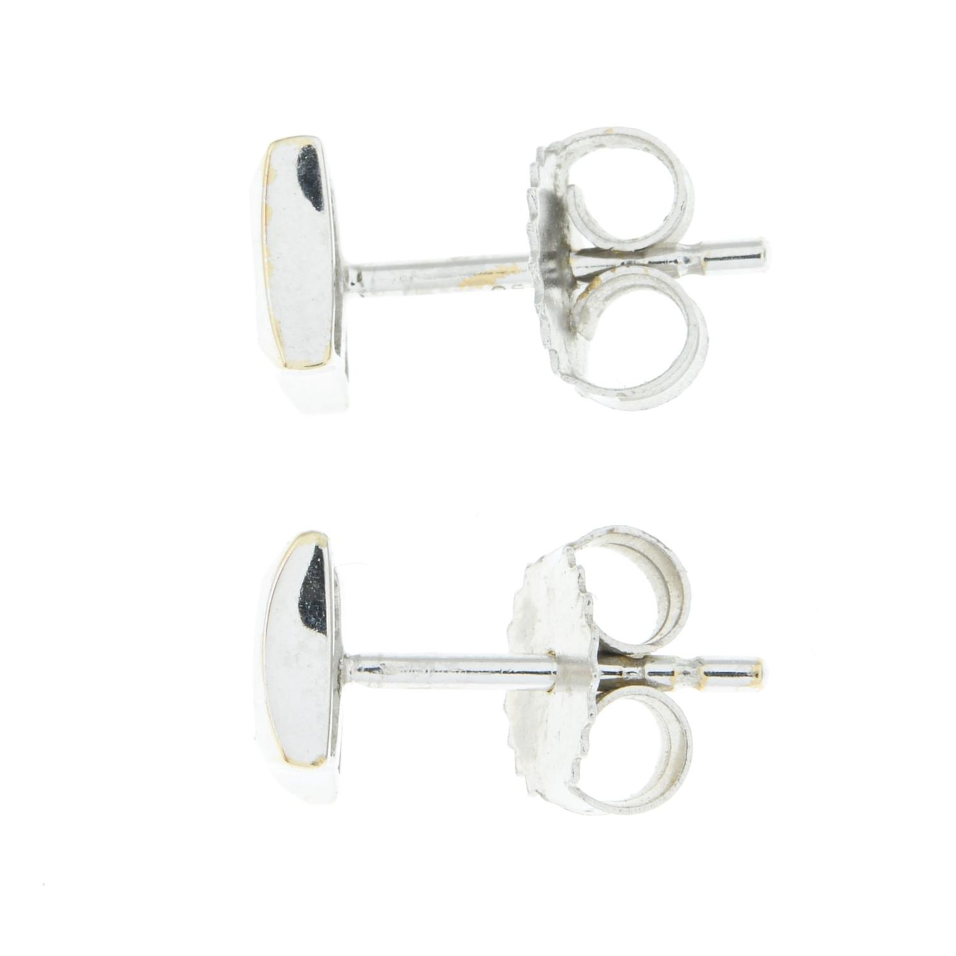 Diamond stud earrings - Image 2 of 2