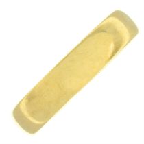 18ct gold band ring