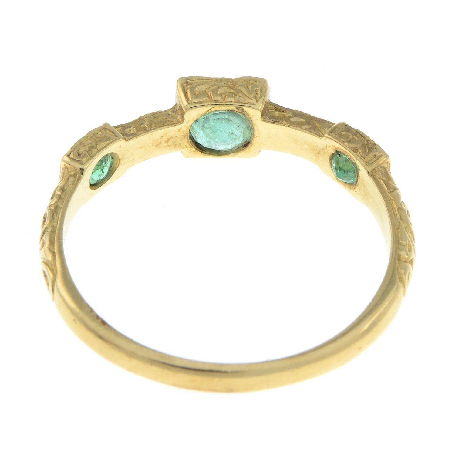 Emerald and diamond ring - Image 2 of 2