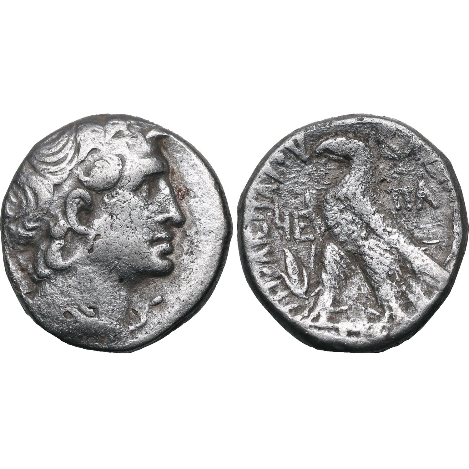 Ptolemaic Kingdom of Egypt. Kleopatra VII Thea Neotera AR Tetradrachm.