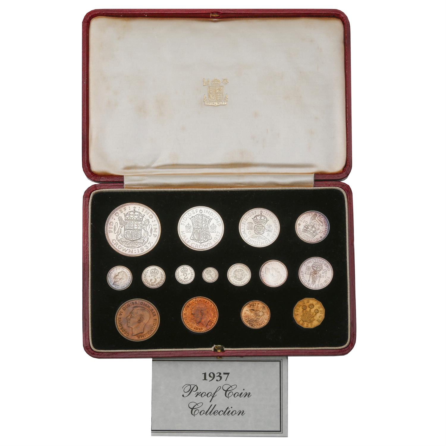 United Kingdom, George VI AR & CU Proof Coin Set.