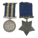 Egypt Medal & Khedive's Star. (2).