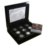 United Kingdom, Commonwealth Islands. Elizabeth II AR Diamond Wedding Anniversary Proof Collection.