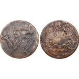 United Kingdom, Isle of Man and East India Company CU Mule Fantasy Token.