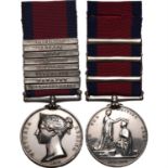 Military General Service AR Medal with eight clasps.