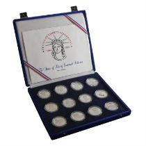 United States of America, Statue of Liberty Centennial AR Proof Coin Collection.