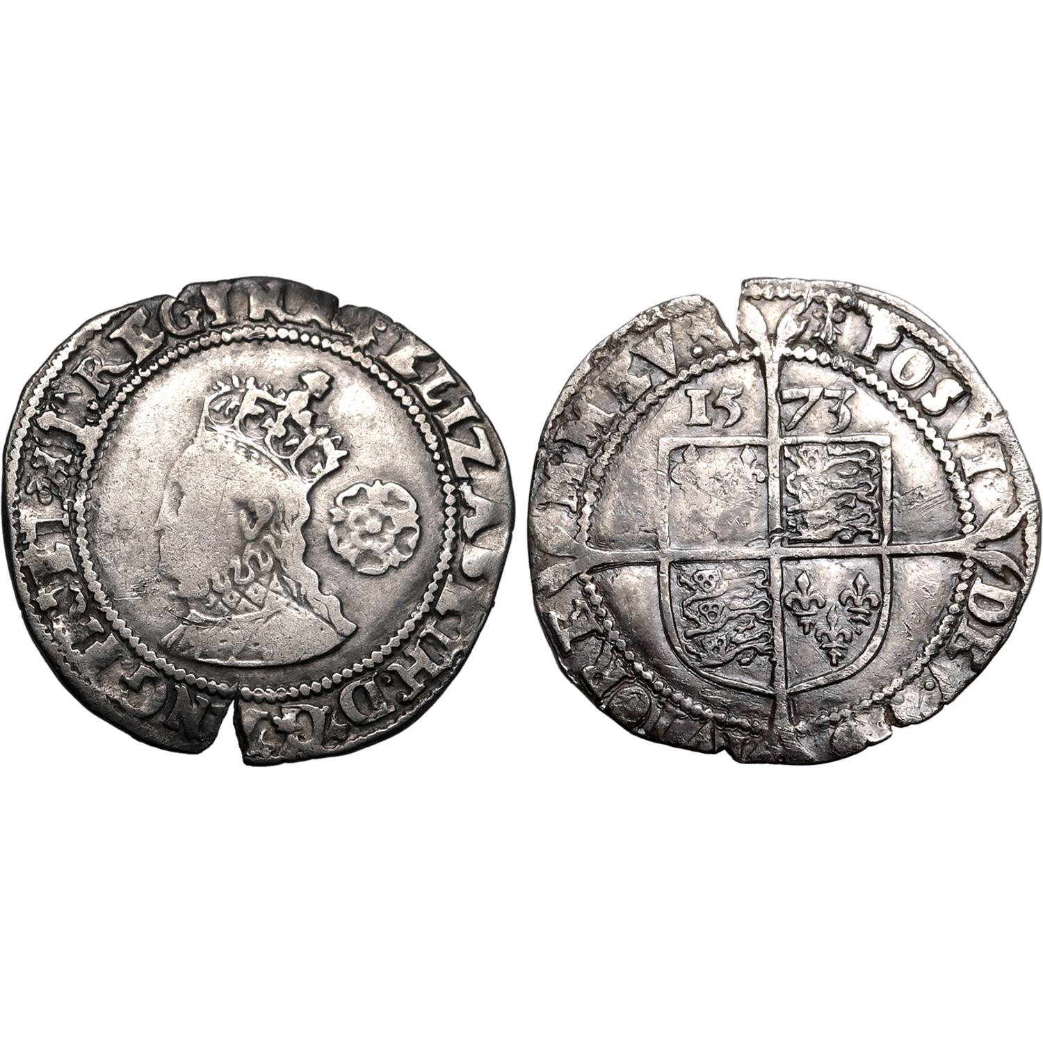 England & Ireland. Elizabeth I AR Sixpence.